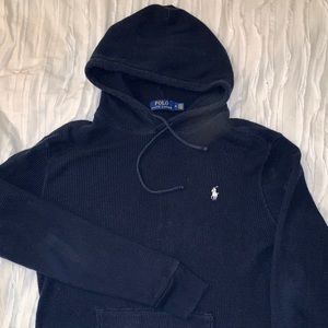 Ribbed Navy Blue Ralph Lauren Pullover